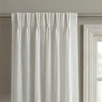 Soft Wave Effect Linen Cotton Sheer Curtains