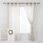 Luxury Shiny Fine Tulle Sheer Curtains