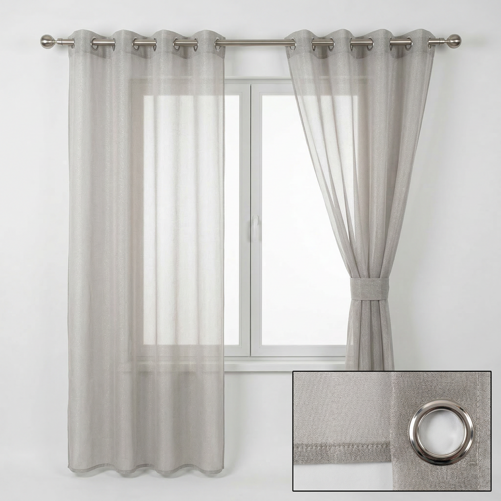 Luxury Pleated Sheer Tulle Curtains