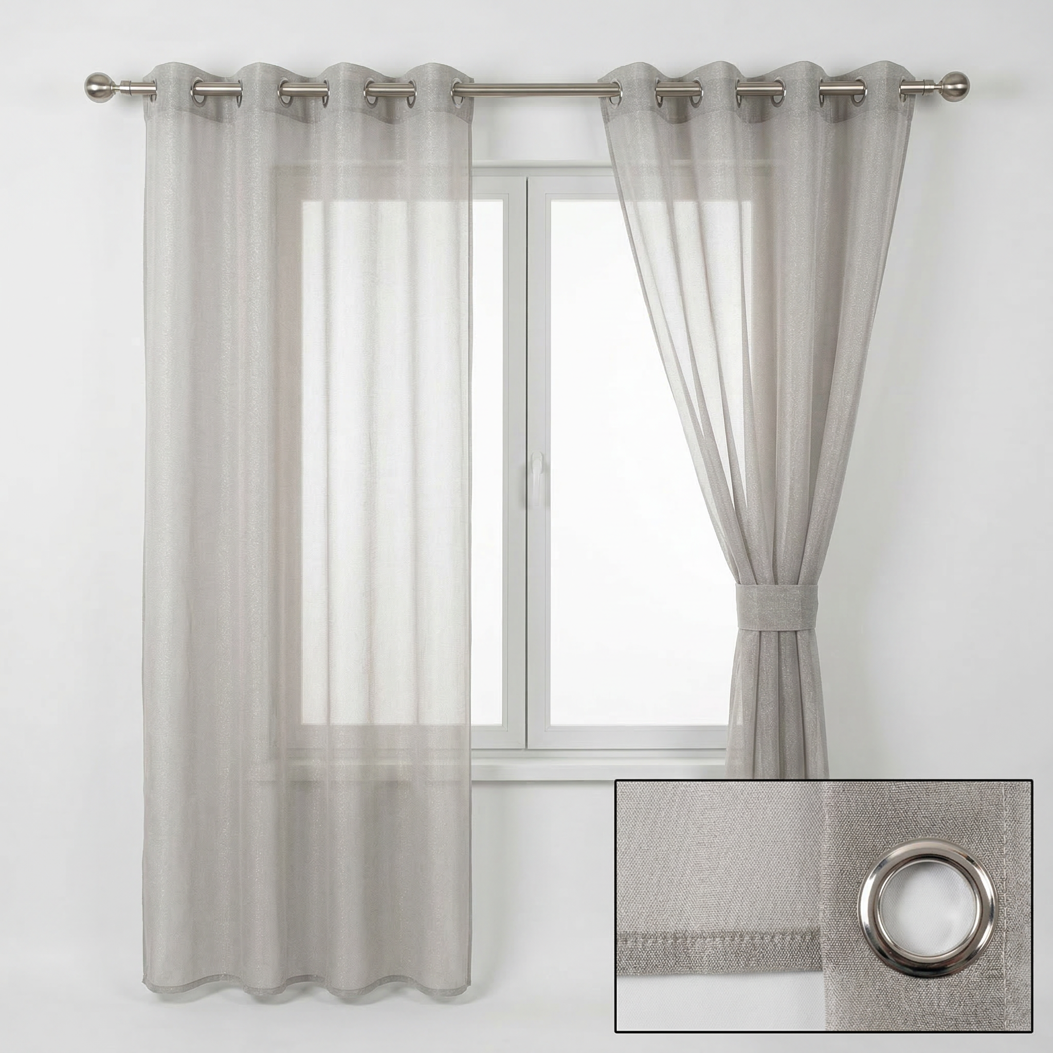 Luxury Pleated Sheer Tulle Curtains