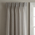 Square Grid Linen Effect Net Curtains