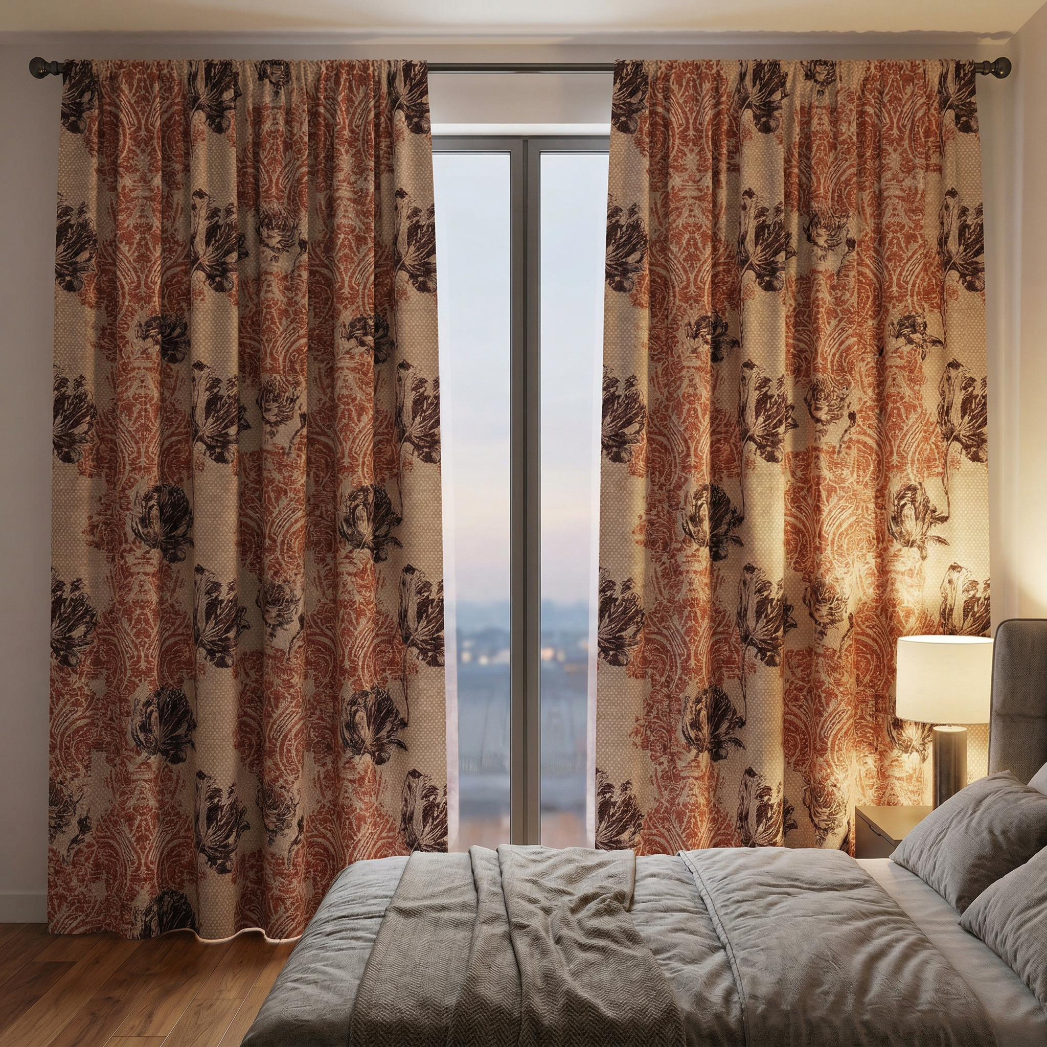 Vintage Ochre Curtains