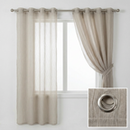 Modern Organic Textured Linen Curtains