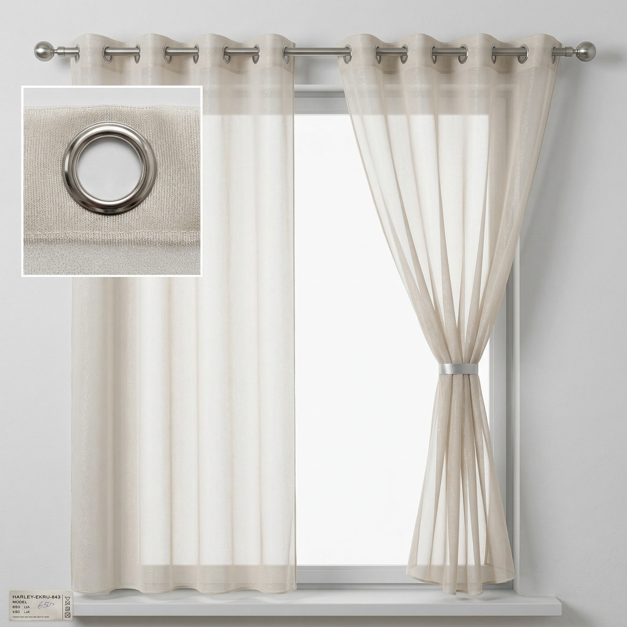 Luxury Pleated Sheer Tulle Curtains
