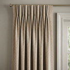 Natural Oatmeal Herringbone Linen Blend Cotton Curtains