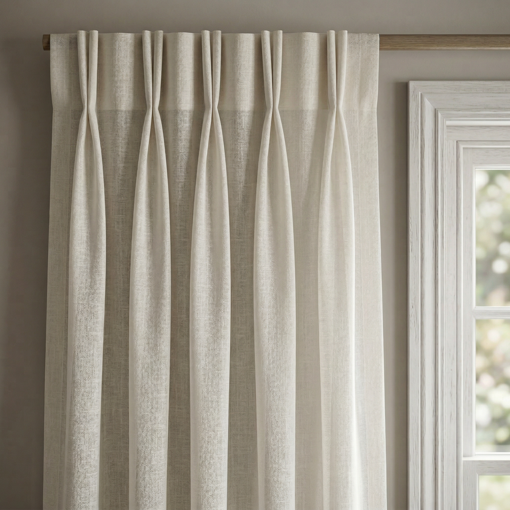 Luxury Pleated Sheer Tulle Curtains