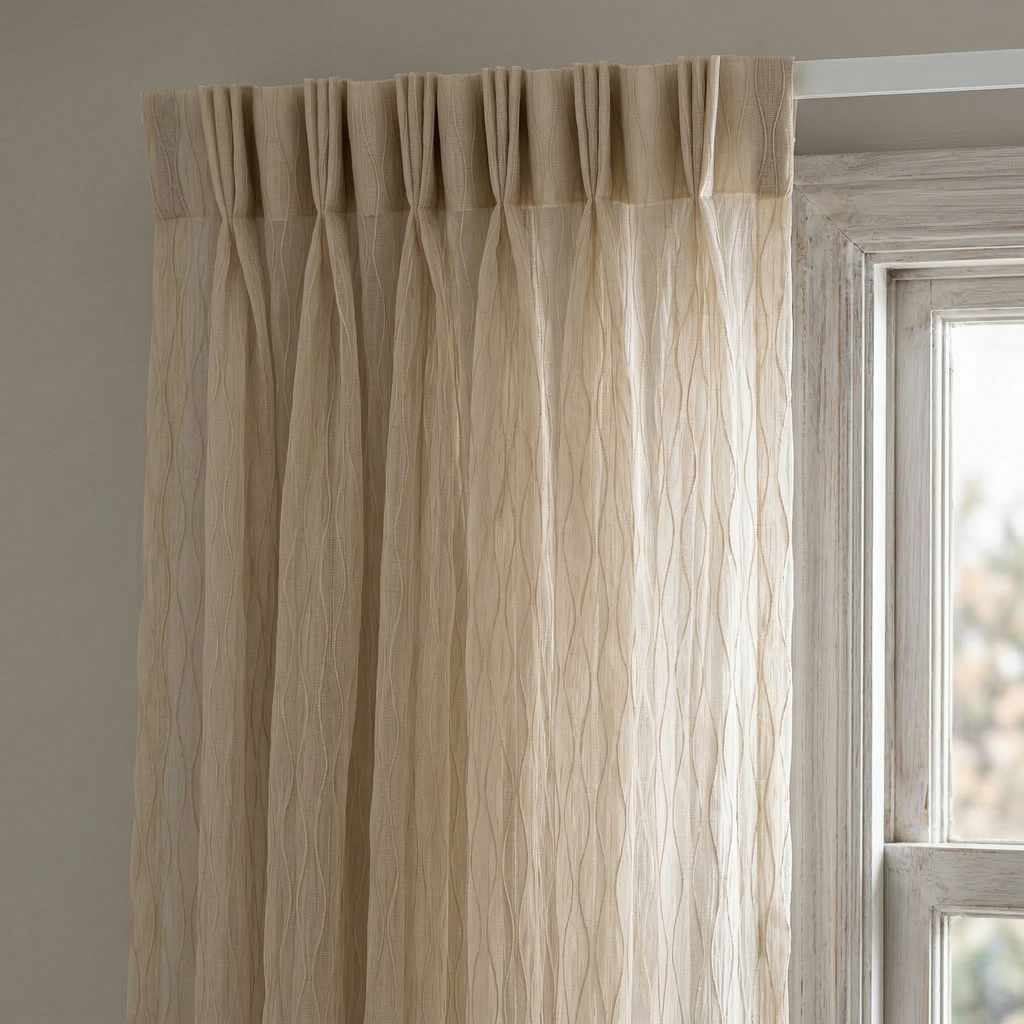Modern Organic Textured Linen Curtains