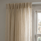 Modern Organic Textured Linen Curtains