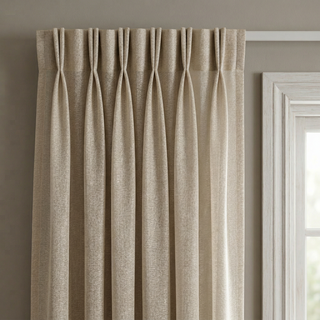 Luxury Pleated Sheer Tulle Curtains