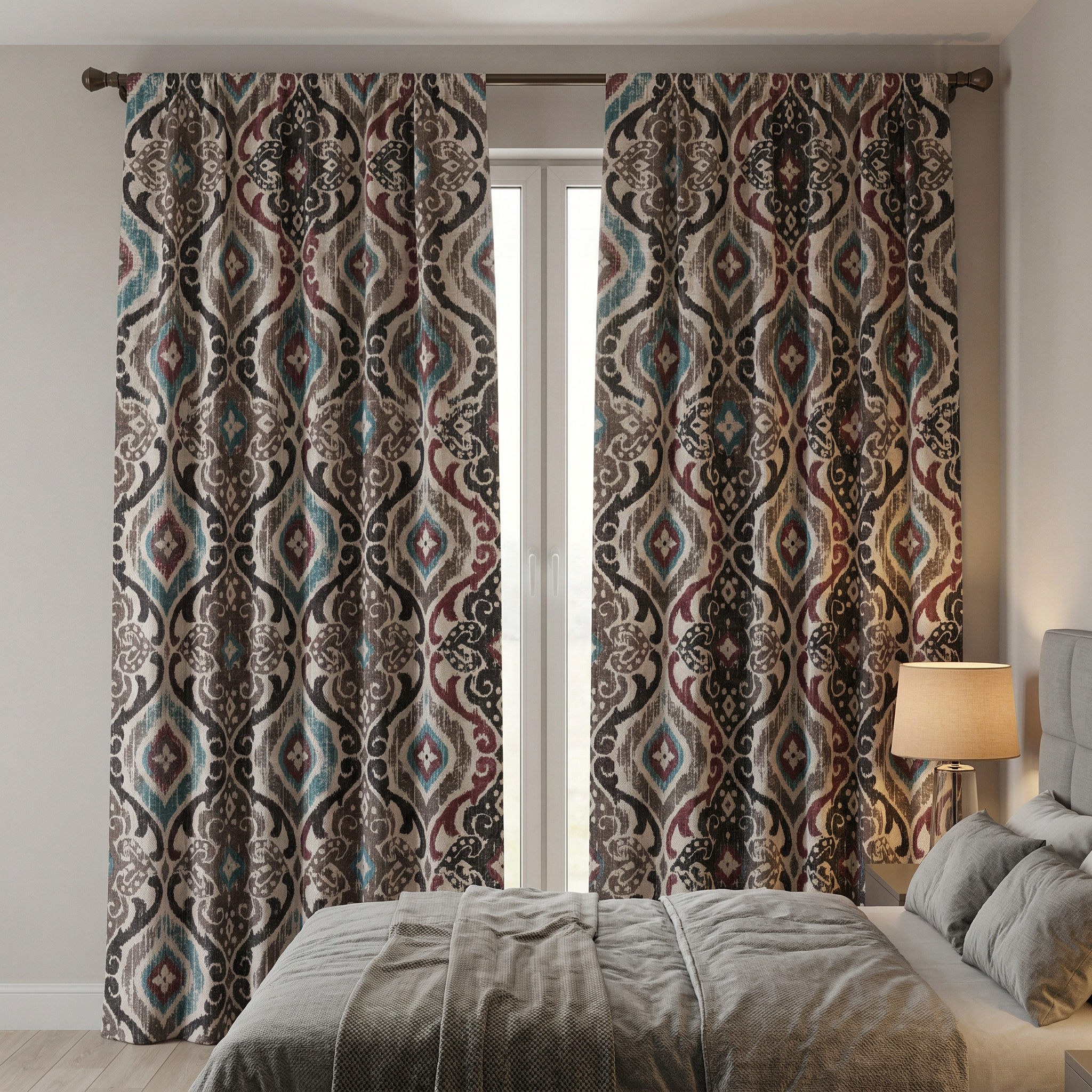 Moroccan Ikat Style Curtains
