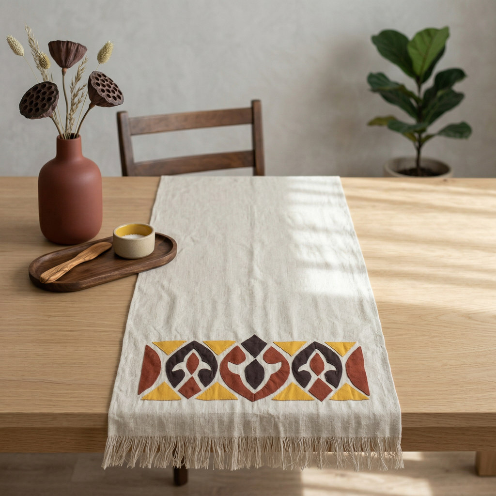 Geometrical Egyptomania Patch Work Runner