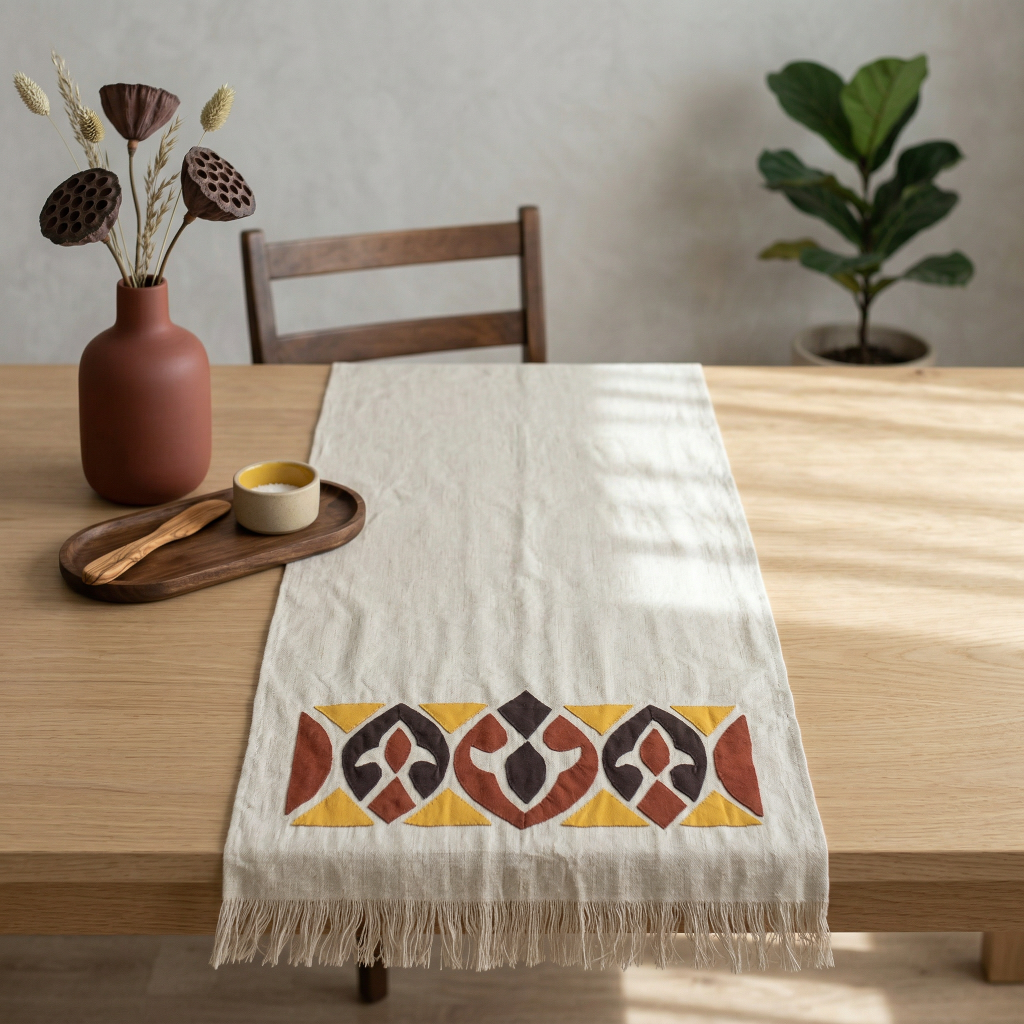 Geometrical Egyptomania Patch Work Runner