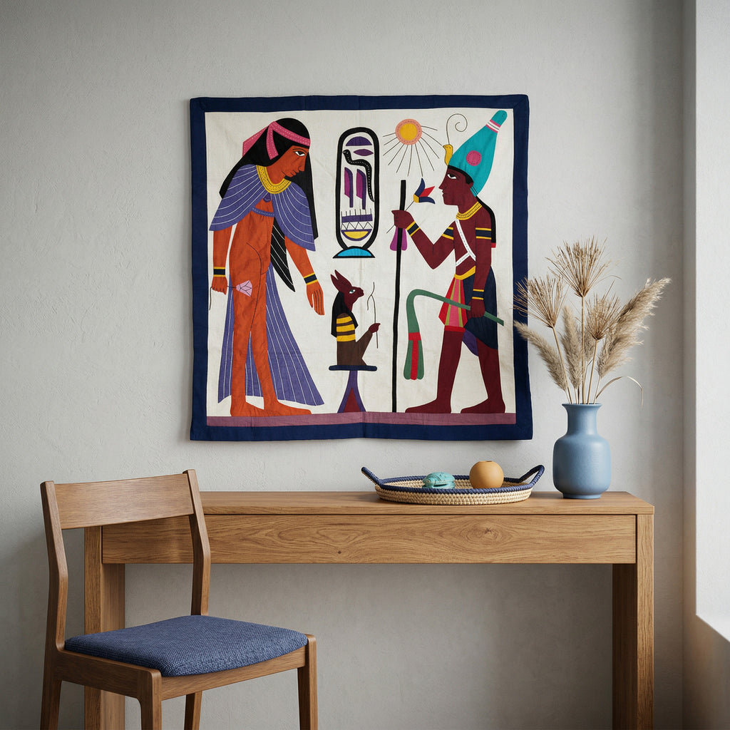 Vintage Egyptomania Khayyamian Tapestry
