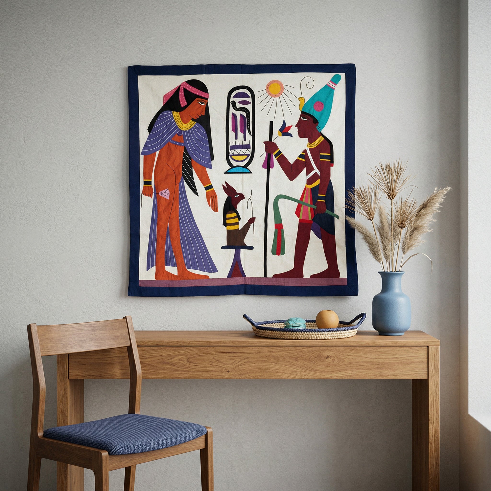 Vintage Egyptomania Khayyamian Tapestry