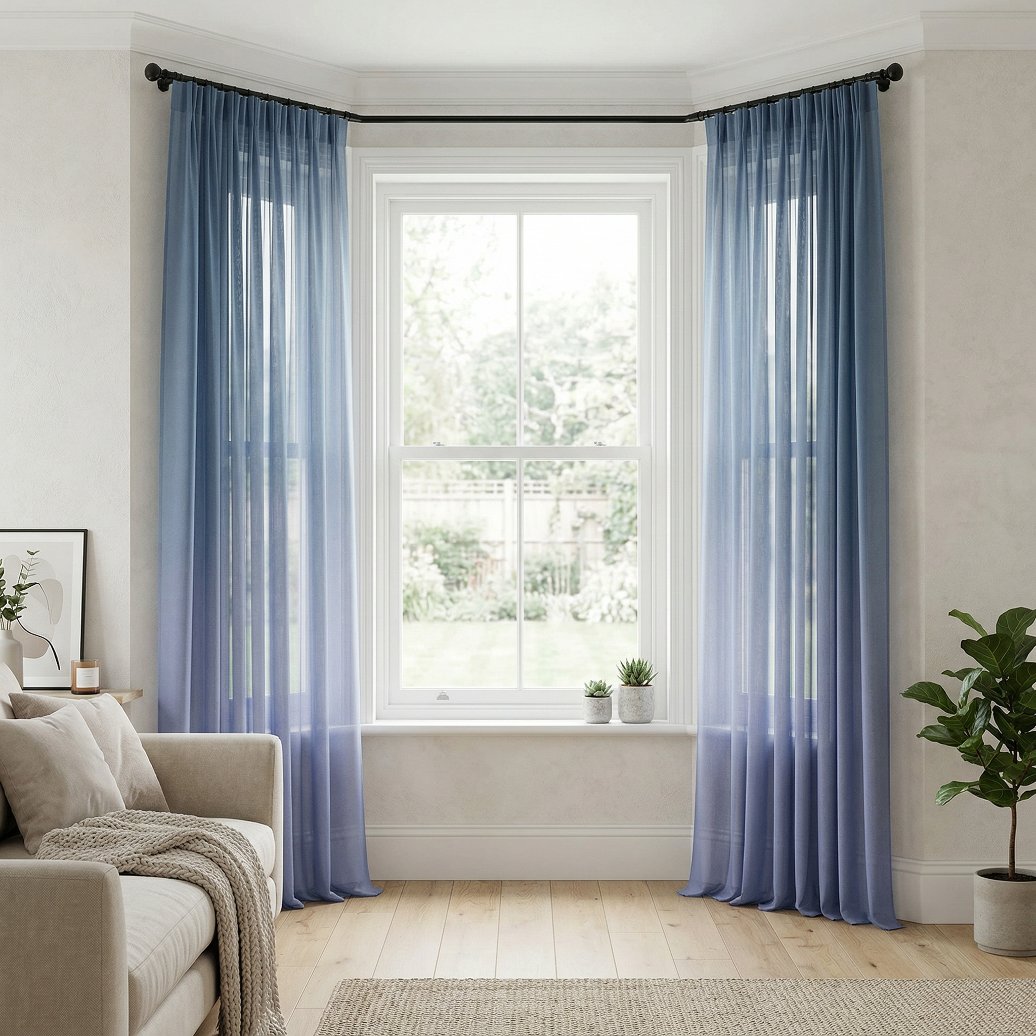 Luxury Degrade Sheer Curtains