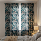 Tropical Palm Leaf Curtains