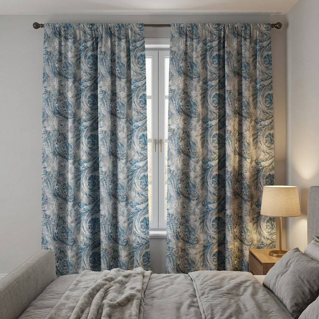 Traditional Scroll Curtains