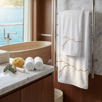 Ant Embroidered Egyptian Cotton Towel & Bath Mat Set (Copy)