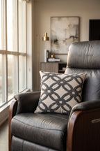 Gray Xo Cushion Cover