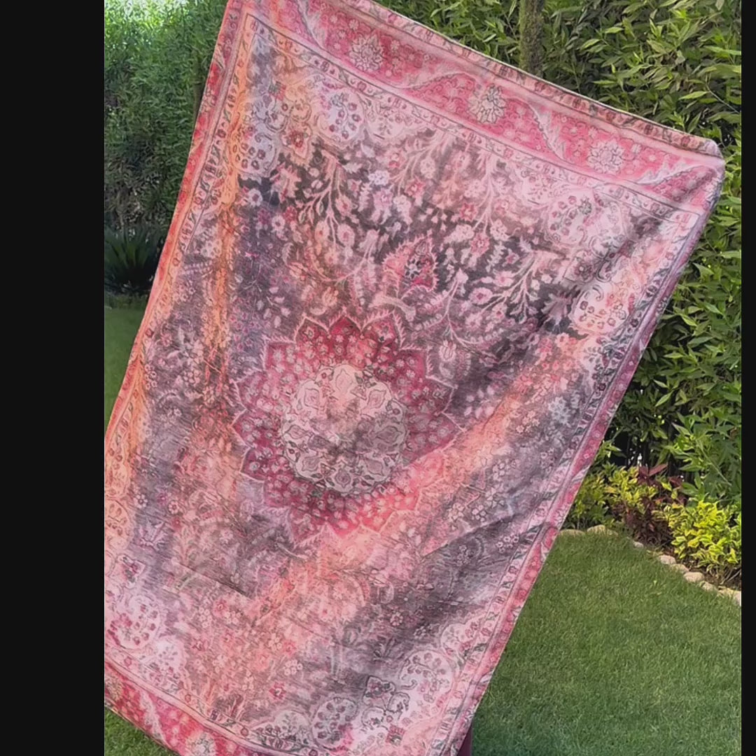 Vintage Destressed Wall Tapestry