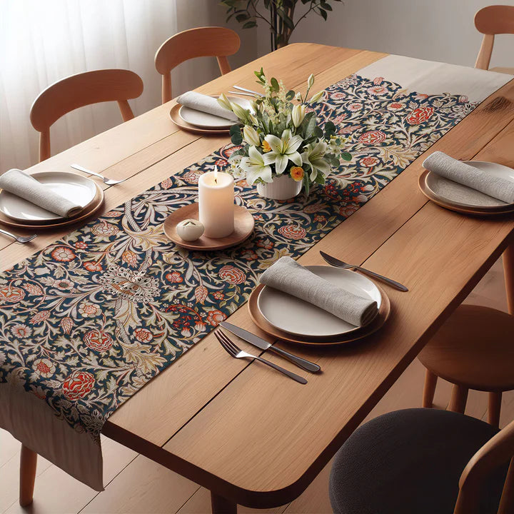 William Moris Style Table Runner