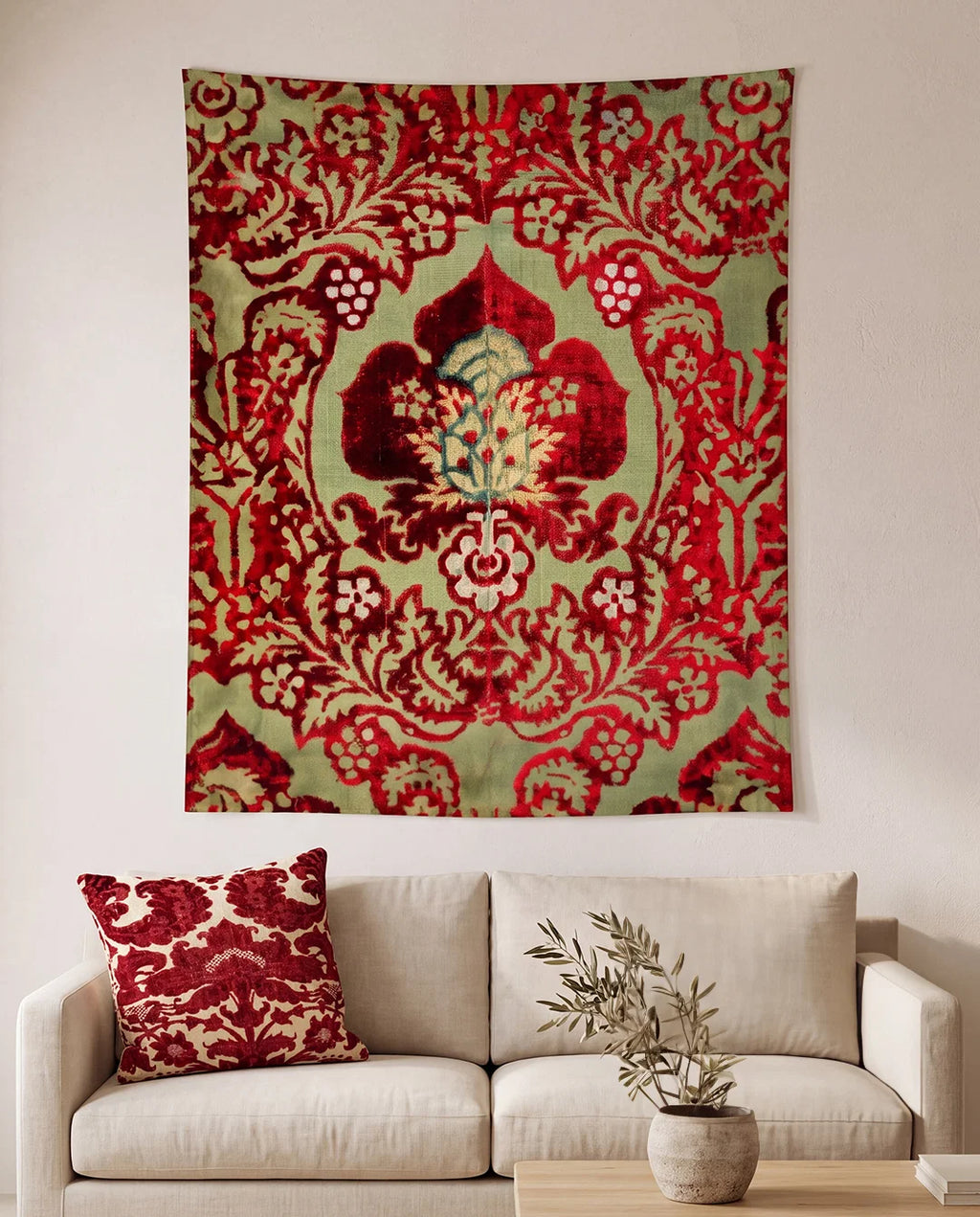 Laleh Printed Velvet Wall Hanging