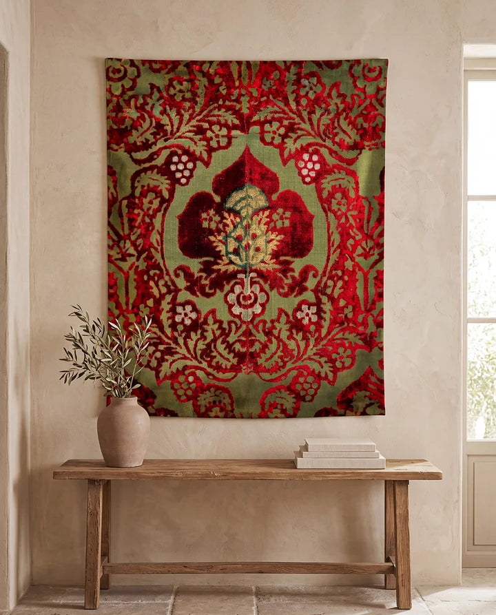 Laleh Printed Velvet Wall Hanging